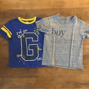 ⚡️3/$20 Set of T Shirts - 2T toddler boy lot